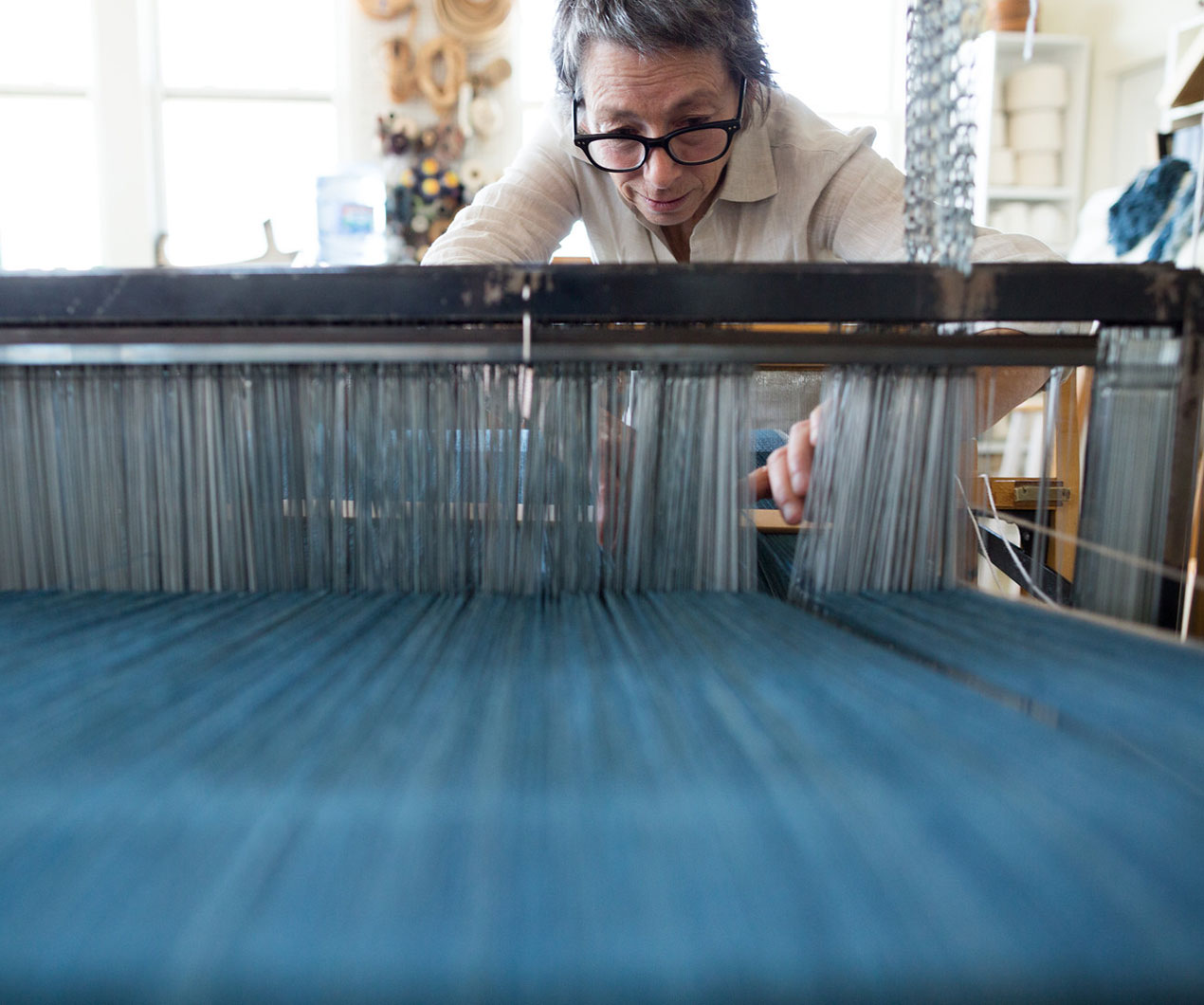 weaving, photo by Paige Green