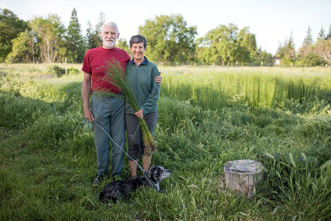Durl Van Alstyne and Sandy Fisher of Chico Flax, photo by Paige Green