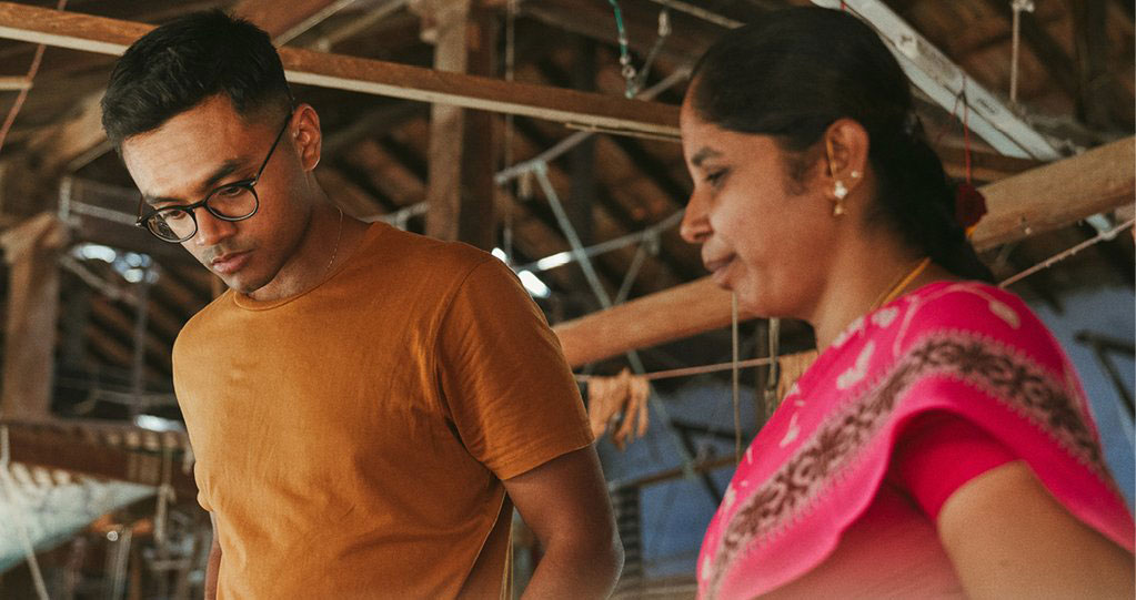 weavers in Prakriti Fibershed