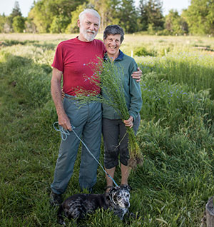 Durl and Sandy of Chico Flax, photo by Paige Green