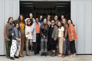 Group photo of designers who participated in the Spring 2024 Borrowed from the Soil Design Exhibition